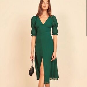 Reformation: emerald larchmont dress